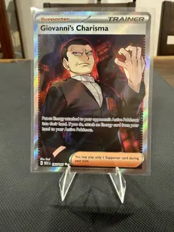 Giovanni's Charisma 197/165 Sv: Scarlet & Violet 151 Holo Trainer NM - Image 1