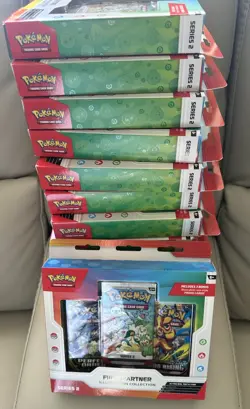 Pokemon First Partner Illustration Collection Series 2 Sealed (Lot of 13) - Image 1