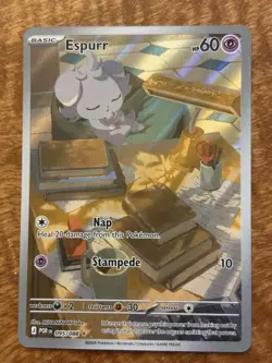 Pokemon Espurr Illustration Rare Holo ME:03 perfect order 095/088 - Image 1