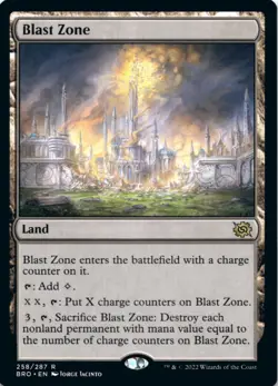 MTG Blast Zone Normal NM The Brothers' War Magic 258 - Image 1