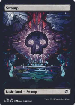 MTG Swamp (Showcase) Normal NM Dominaria United Magic 279 - Image 1