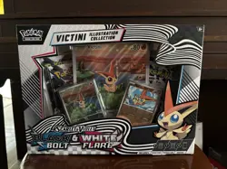 Pokemon Tcg Black Bolt & White Flare Victini Illustration Collection Box SEALED - Image 1