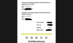 Pokemon TCG: Mega Evolution Pitch Black Booster Display Box (36 Packs) PRESALE - Image 2