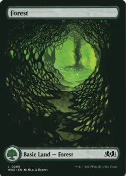MTG Forest (0266) Normal NM Wilds of Eldraine Magic 266 - Image 1