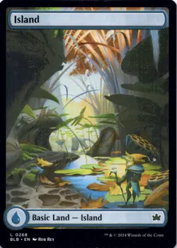 MTG Island (0268) Normal NM Bloomburrow Magic 268 - Image 1