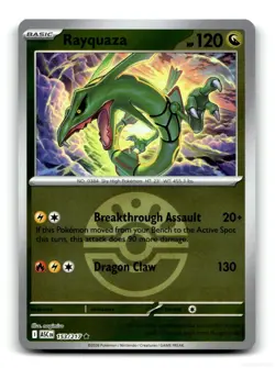 Rayquaza (Friend Ball) 153/217 Rare Ascended Heroes Pokemon Near Mint - Image 1