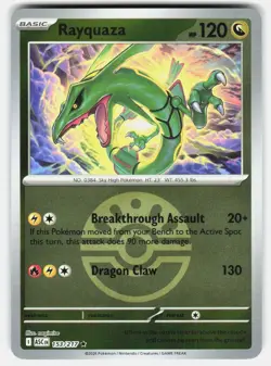 RAYQUAZA (FRIEND BALL) 153/217 RARE ASCENDED HEROES POKEMON REVERSE HOLO NM/M - Image 1