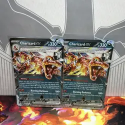 Pokemon TCG Obsidian Flames Charizard ex 223/197 Holo Lot 2 English - Image 1
