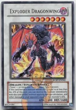 Exploder Dragonwing RGBT-EN040 Ultra Rare Unlimited Lightly Played Yugioh - Image 1