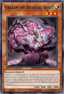 Yugioh CORI-EN017 - Virakam, the Divine Spirit of Artifice - Super Rare - Image 1