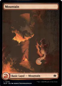 MTG Mountain (0276) Normal NM Bloomburrow Magic 276 - Image 1