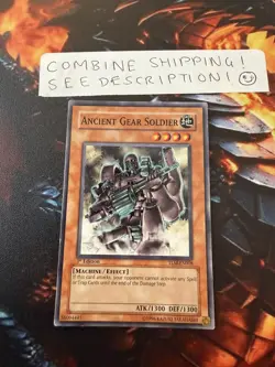 1x Ancient Gear Soldier Random Sets/Editions/Rarity Yugioh! Cards - Image 1