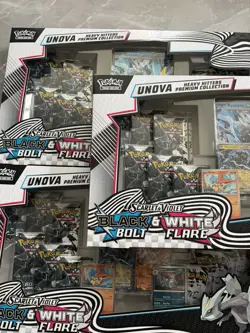 Pokemon TCG Black Bolt & White Flare Unova Heavy Hitters Premium Collection x6 - Image 3