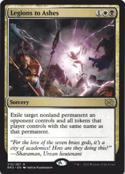 MTG Legions to Ashes Normal NM The Brothers' War Magic 215 - Image 1