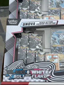 Pokemon TCG Black Bolt White Flare UNOVA Heavy Hitters Premium Collection Box X2 - Image 3
