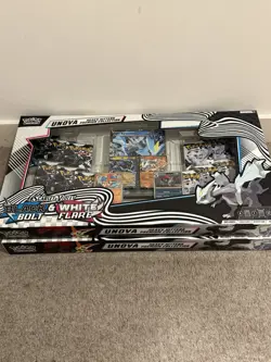 x2 Pokemon TCG Black Bolt & White Flare Unova Heavy Hitters Premium Collection - Image 1
