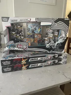 Pokemon TCG Unova Heavy Hitters Premium Black Bolt & White Flare Card Collection - Image 1