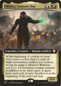 MTG Mishra, Eminent One (Extended Art) Normal NM Commander: The Brothers' War Ma - Image 1