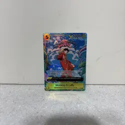 Monkey D. Luffy OP07-109 SR Alt Art NM English Grading Potential - Image 1