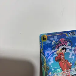 Monkey D. Luffy OP07-109 SR Alt Art NM English Grading Potential - Image 4