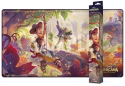 Disney Lorcana TCG Woody and Buzz Foil Neoprene Playmat 2026 - Image 1