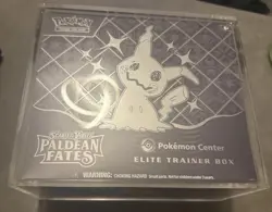 Pokemon TCG Paldean Fates Pokemon Center Elite Trainer Box ETB New Sealed - Image 1