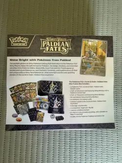 Pokemon TCG Paldean Fates Pokemon Center ETB - Elite Trainer Box - New/Sealed ** - Image 2