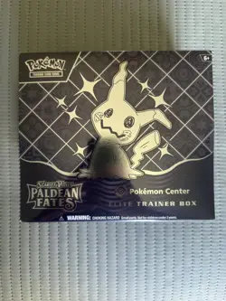 Pokemon TCG Paldean Fates Pokemon Center ETB - Elite Trainer Box - New/Sealed * - Image 1