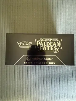 Pokemon TCG Paldean Fates Pokemon Center ETB - Elite Trainer Box - New/Sealed * - Image 3