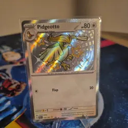 Pidgeotto 197/091 Shiny Rare Paldean Fates Pokemon Near Mint - Image 1
