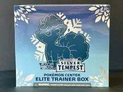 Pokemon Center Silver Tempest ETB Sword & Shield TCG Sealed with Case - Image 1