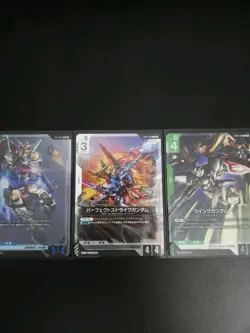 Gundam Trading Card Game Beta Version Japanese ST02-001, ST01-001, G001-068 - Image 1