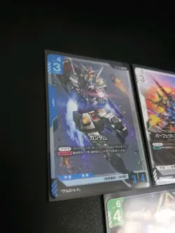 Gundam Trading Card Game Beta Version Japanese ST02-001, ST01-001, G001-068 - Image 5