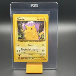 Pikachu 58/102 Base Set Common Pokemon Card - Image 1