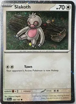 Slakoth (Cosmos Holo) Holo Miscellaneous Cards & Products 160/193 Pokemon NM - Image 1