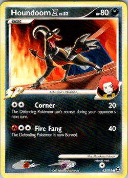 Houndoom G 65/111 Platinum Rising Rivals Pokemon Card - Image 1