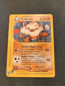 Primeape Pokemon Card 29/147 Non Holo Ereader LP-MP - Image 1