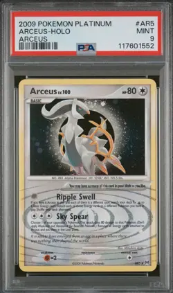 Pokemon Arceus AR5 Arceus Holo PSA 9 RC24 - Image 1