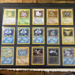 Pokemon TCG 1999-2000 Vintage 15 Card Lot Base/Jungle/Fossil/Holo/First Ed/Neo - Image 1