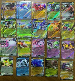 100 Pokemon Card Lot | 1 V/EX Ultra Rare Guaranteed + Holos | NM/M - Image 5