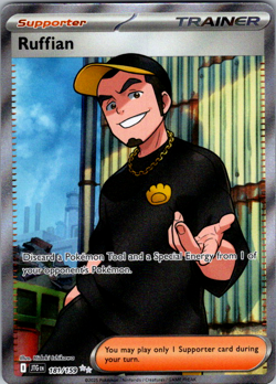 Ruffian 181/159 Full Art Trainer Pokemon Card Near Mint - Image 1