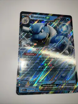 Pokemon Blooming Waters 151 JUMBO CARD Blastoise ex 009/165 - Image 3