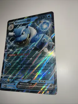 Pokemon Blooming Waters 151 JUMBO CARD Blastoise ex 009/165 - Image 5