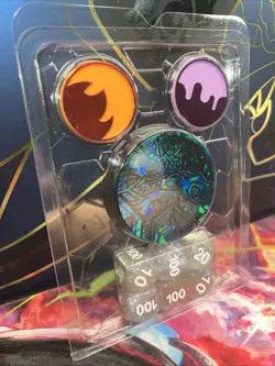 Pokemon TCG Card Terapagos EX UPC Sparkle Dice and Coin Set Stellar Crown - Image 2