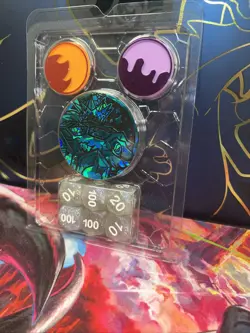 Pokemon TCG Card Terapagos EX UPC Sparkle Dice and Coin Set Stellar Crown - Image 4