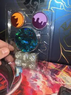 Pokemon TCG Card Terapagos EX UPC Sparkle Dice and Coin Set Stellar Crown - Image 5
