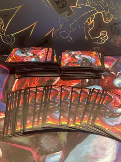 Pokemon TCG Charizard UPC Ultra Premium Collection Sleeves 50ct Card Sleeves - Image 1