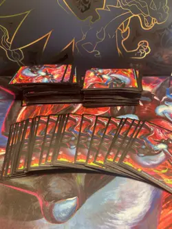 Pokemon TCG Charizard UPC Ultra Premium Collection Sleeves 50ct Card Sleeves - Image 2