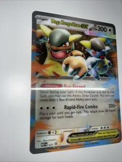 Mega Kangaskhan Ex - MEP025 - Oversized Jumbo Black Star Promo Card - Image 2