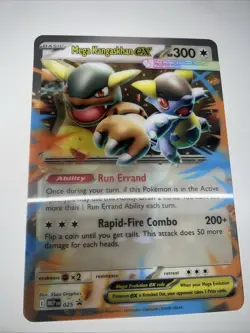 Mega Kangaskhan Ex - MEP025 - Oversized Jumbo Black Star Promo Card - Image 3